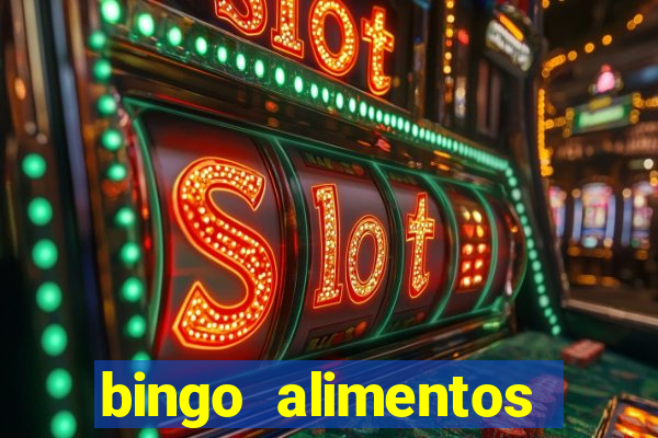 bingo alimentos para imprimir